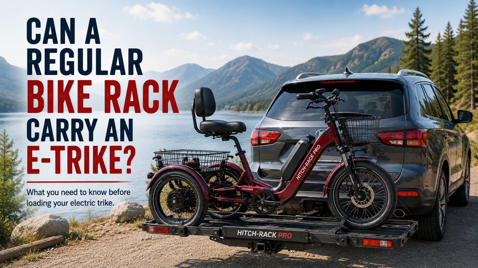 Can You Put an E-Trike on a Regular Bike Rack? | Hitch-Rack Pro