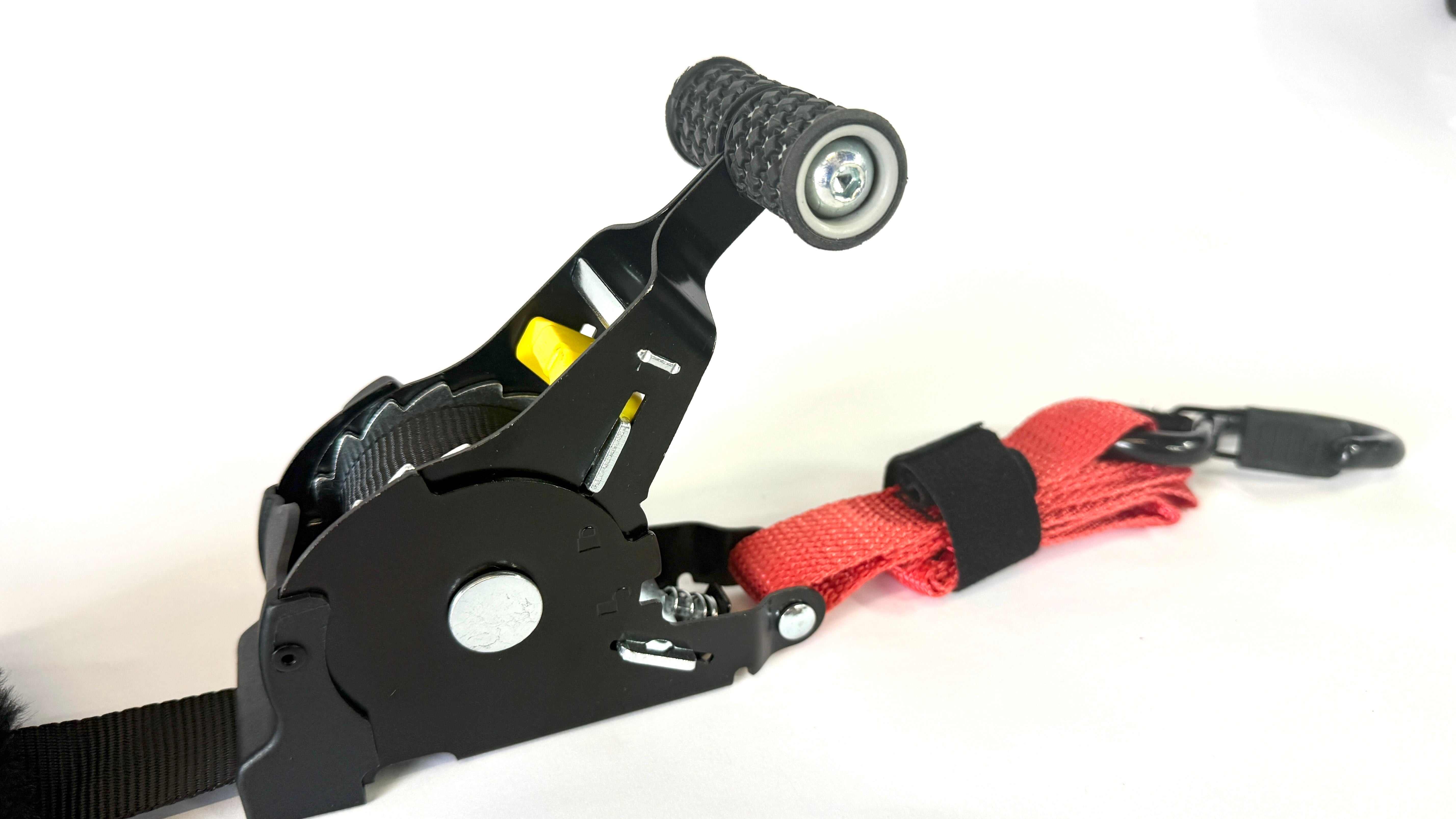 Hitch Rack Pro eTrike carrier rear view with integrated tail lights