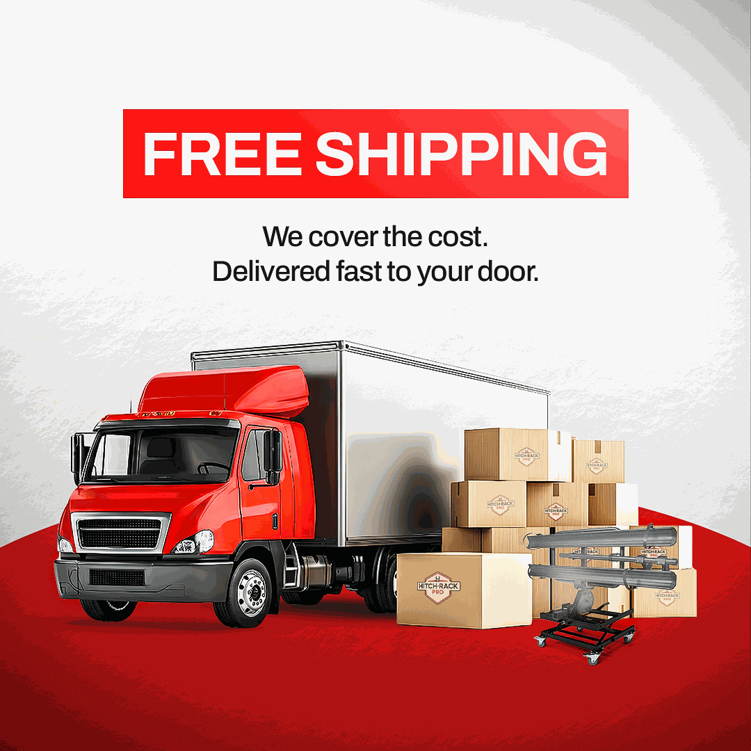 Free shipping on all Hitch Rack Pro orders