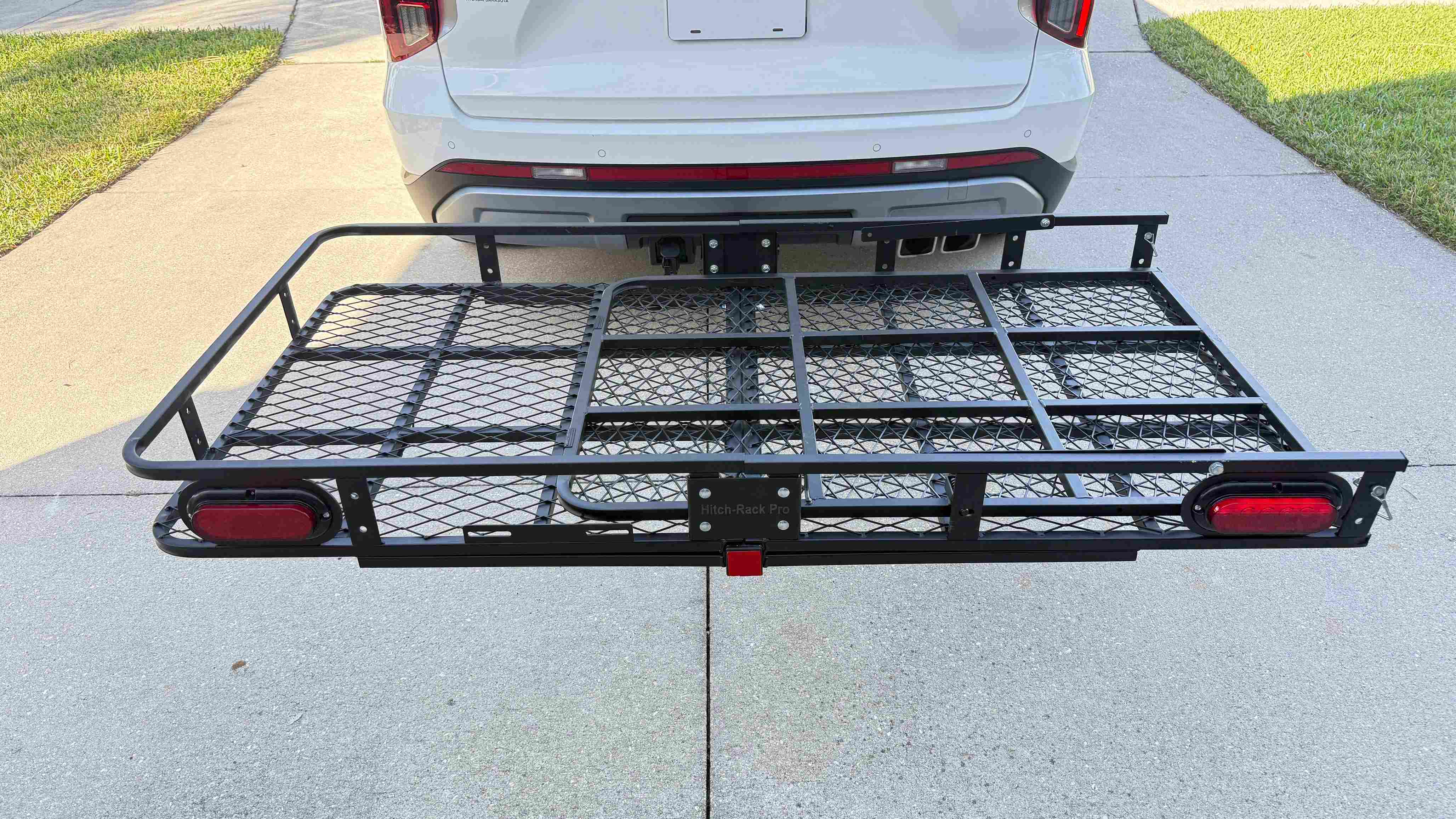 eTrike platform carrier shown from front angle on vehicle