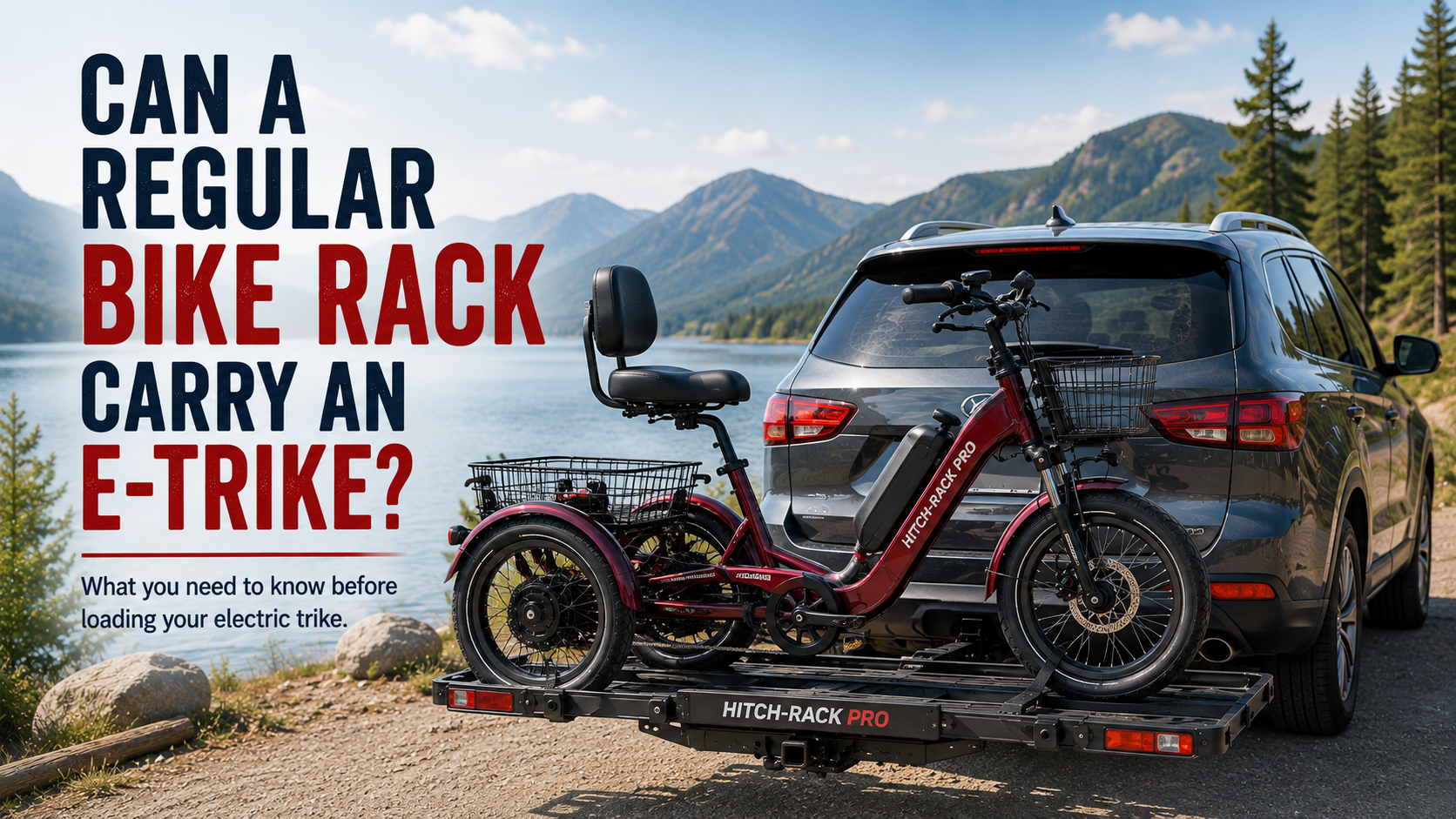 Can You Put an E-Trike on a Regular Bike Rack? | Hitch-Rack Pro