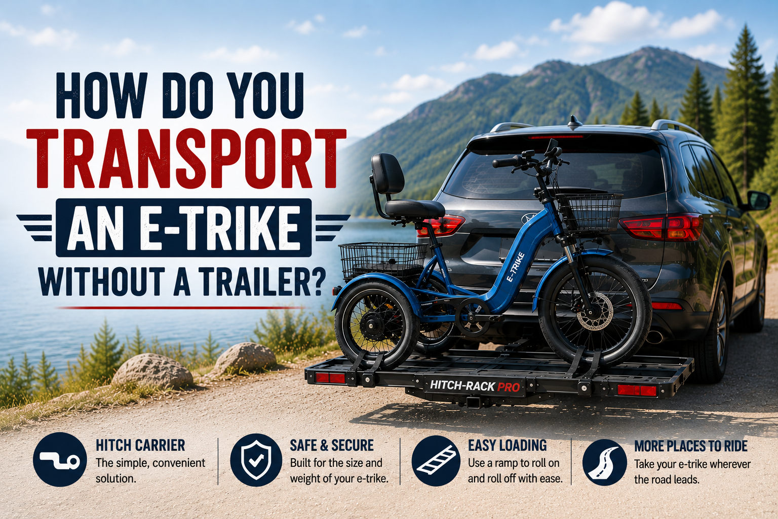 How to Transport an E-Trike Without a Trailer | Hitch-Rack Pro