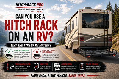 Can You Use a Hitch Rack on an RV? Class A, B &amp; C Explained | Hitch-Rack Pro