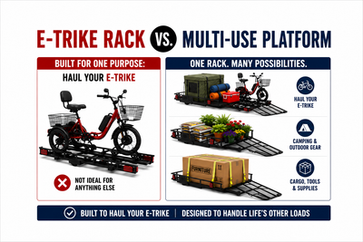 E-Trike Rack vs. Platform Rack: The Multi-Use Advantage | Hitch-Rack Pro