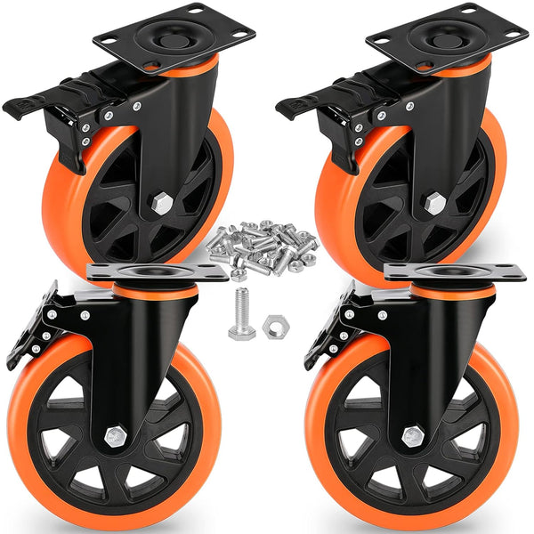6" Caster wheel upgrade for Rack Lift
