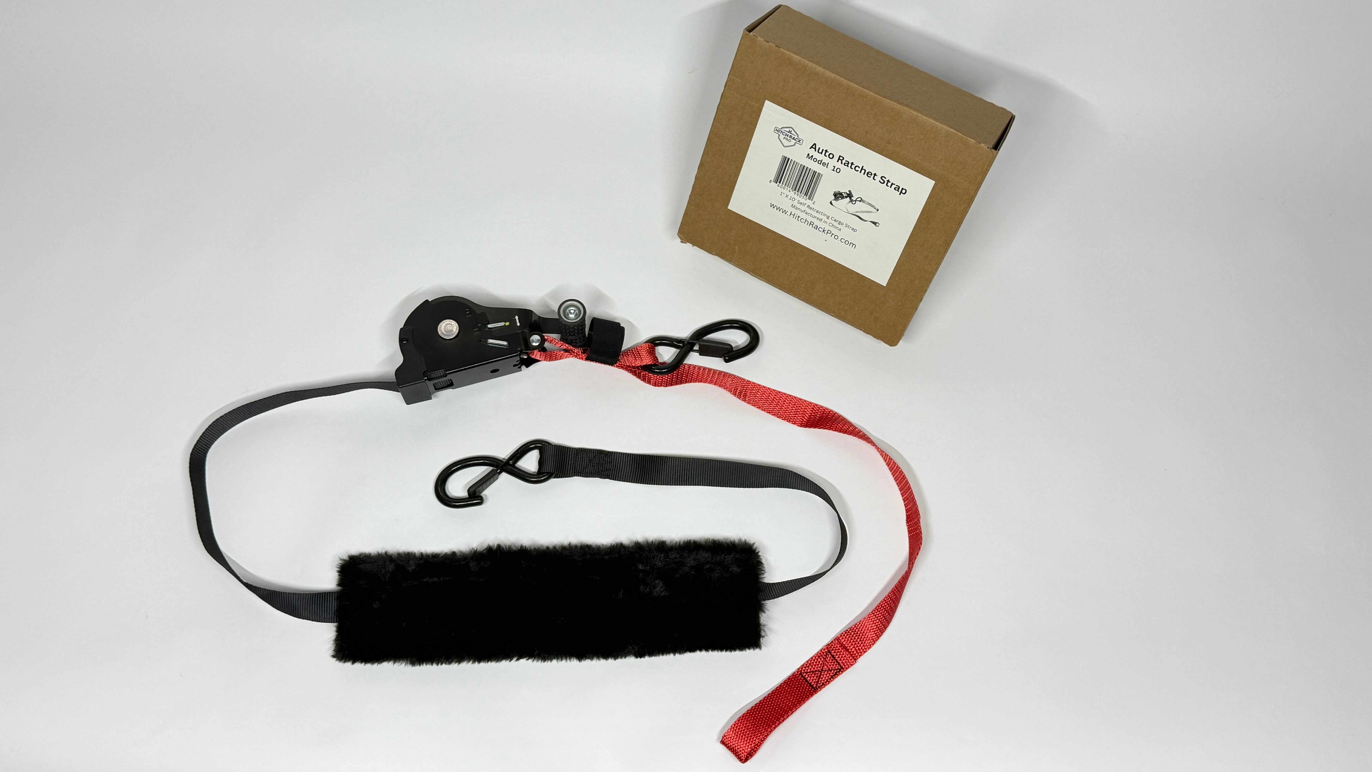 Auto Retracting Ratchet Straps For eBikes (2pc set)