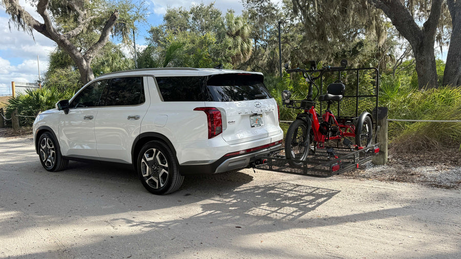 Hitch Rack Pro rack lift dolly system for eBike hitch racks