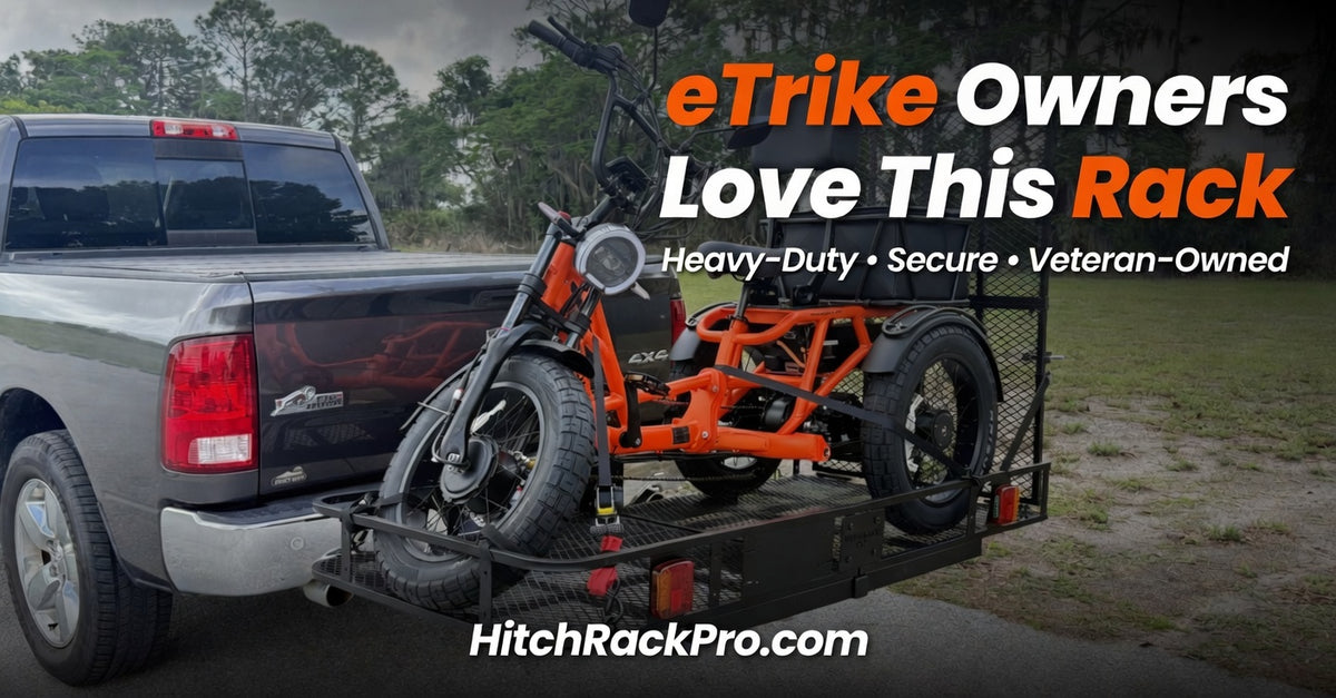 Trike Rack For Rv Best e-Trike Hitch Rack & Carrier for 3-Wheel Bikes | Hitch Rack Pro